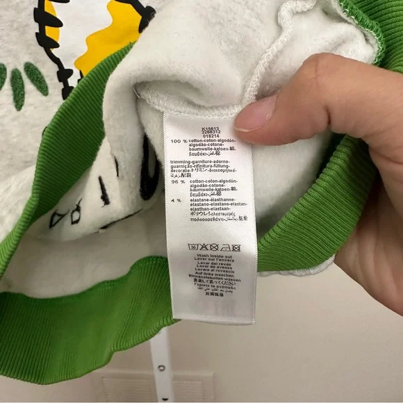 Kenzo Kids logo-embroidered cotton Sweatshirt size 8 - Picture 3 of 5